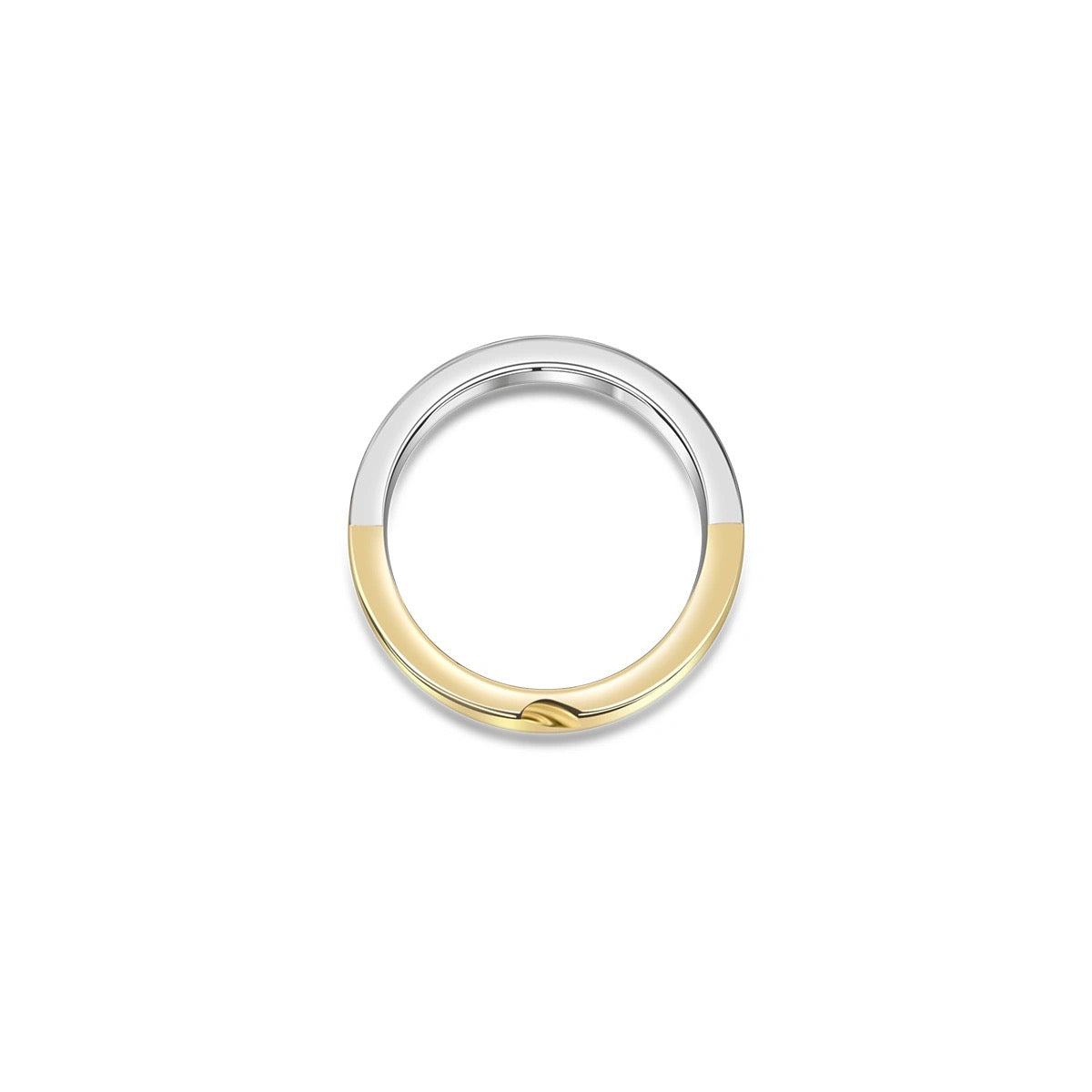 Etched Heart Gold Puzzle Ring