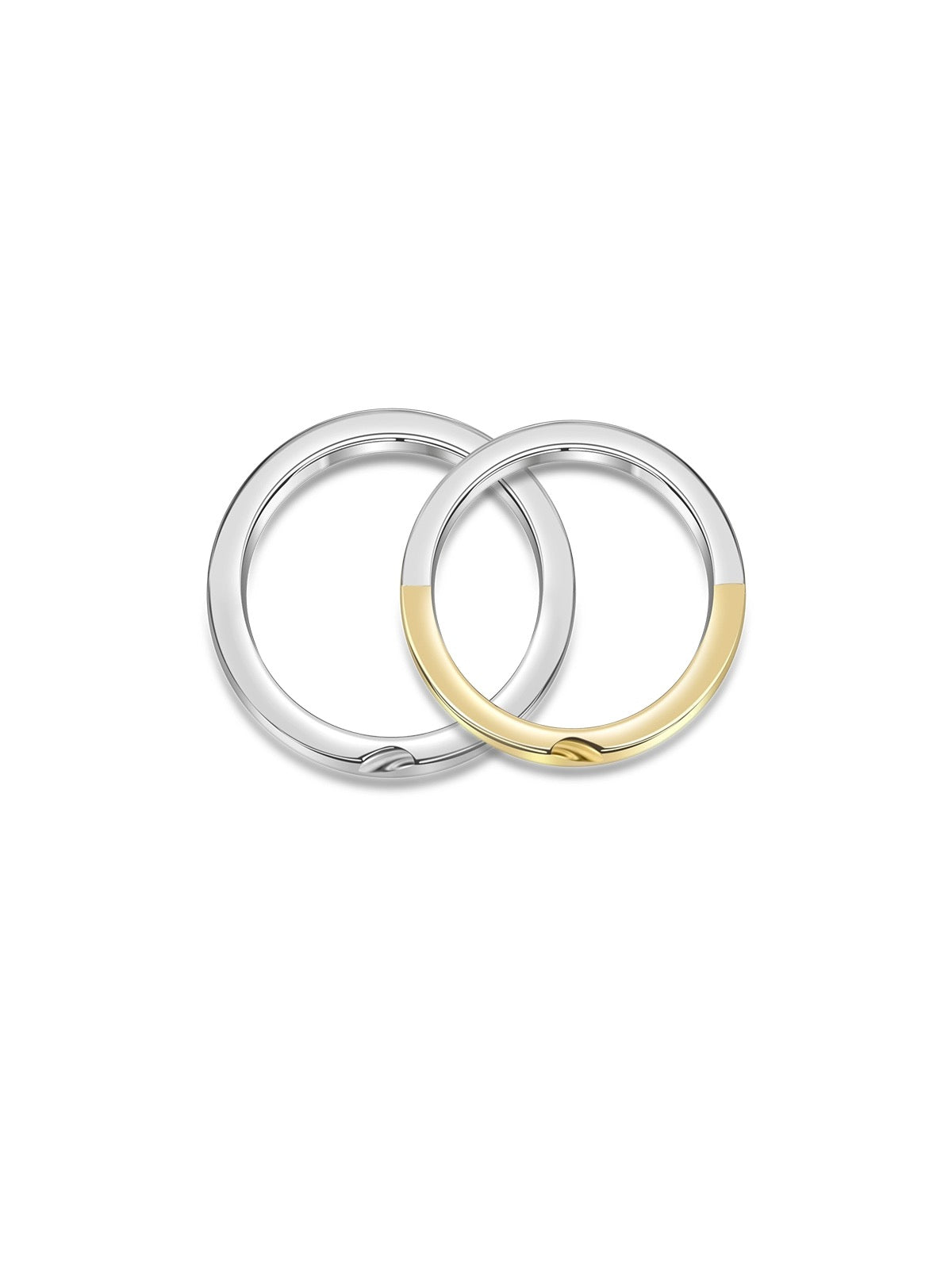 Etched Heart Gold Puzzle Ring
