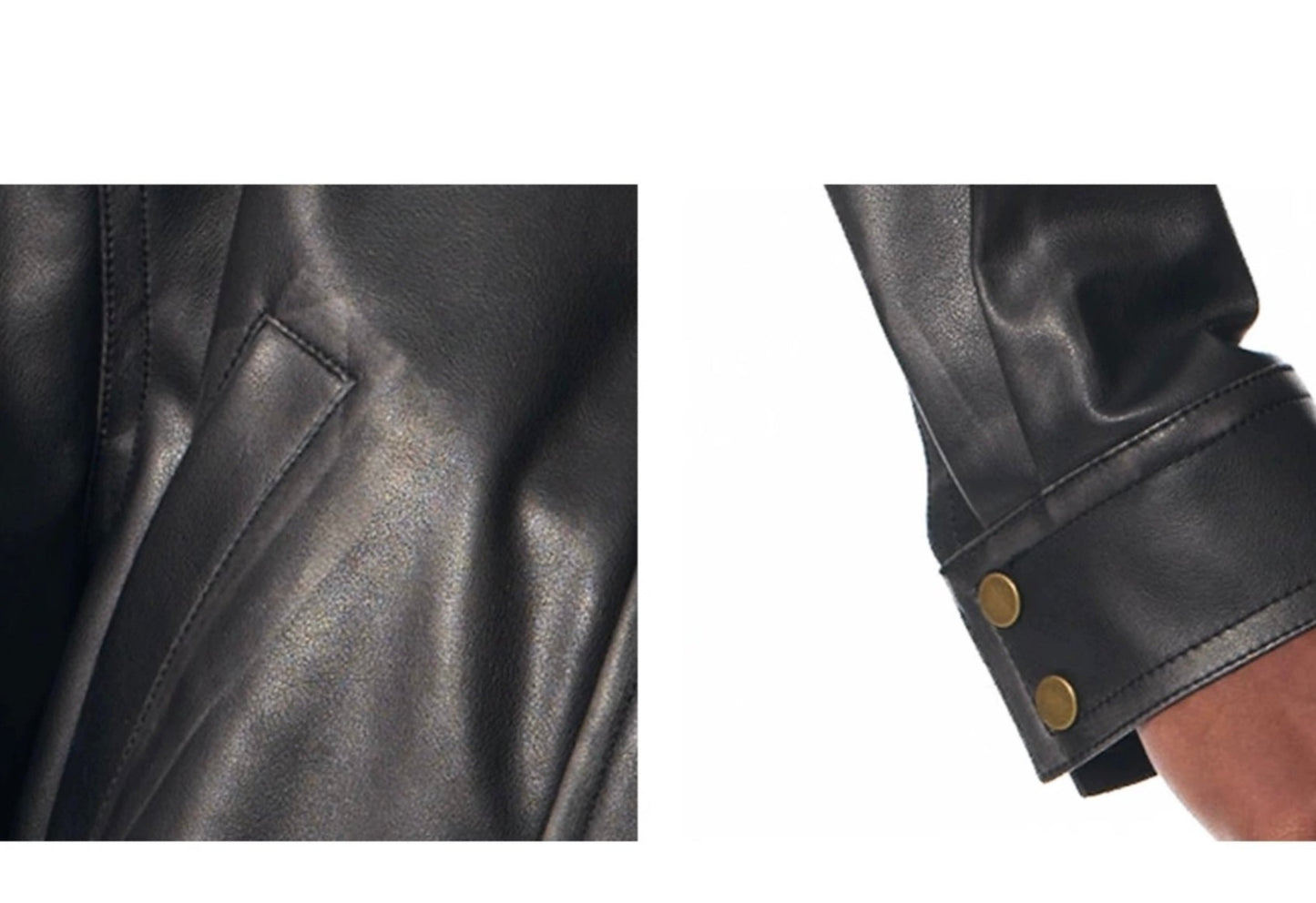 Chelsea Cropped Leather Jacket