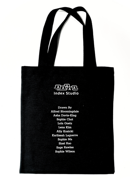 Musical Doodles Tote Bag - Black